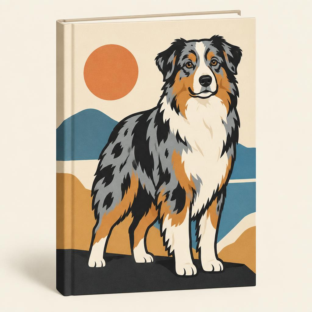 "Owned by an Aussie" Book — gift idea for a Australian Shepherd