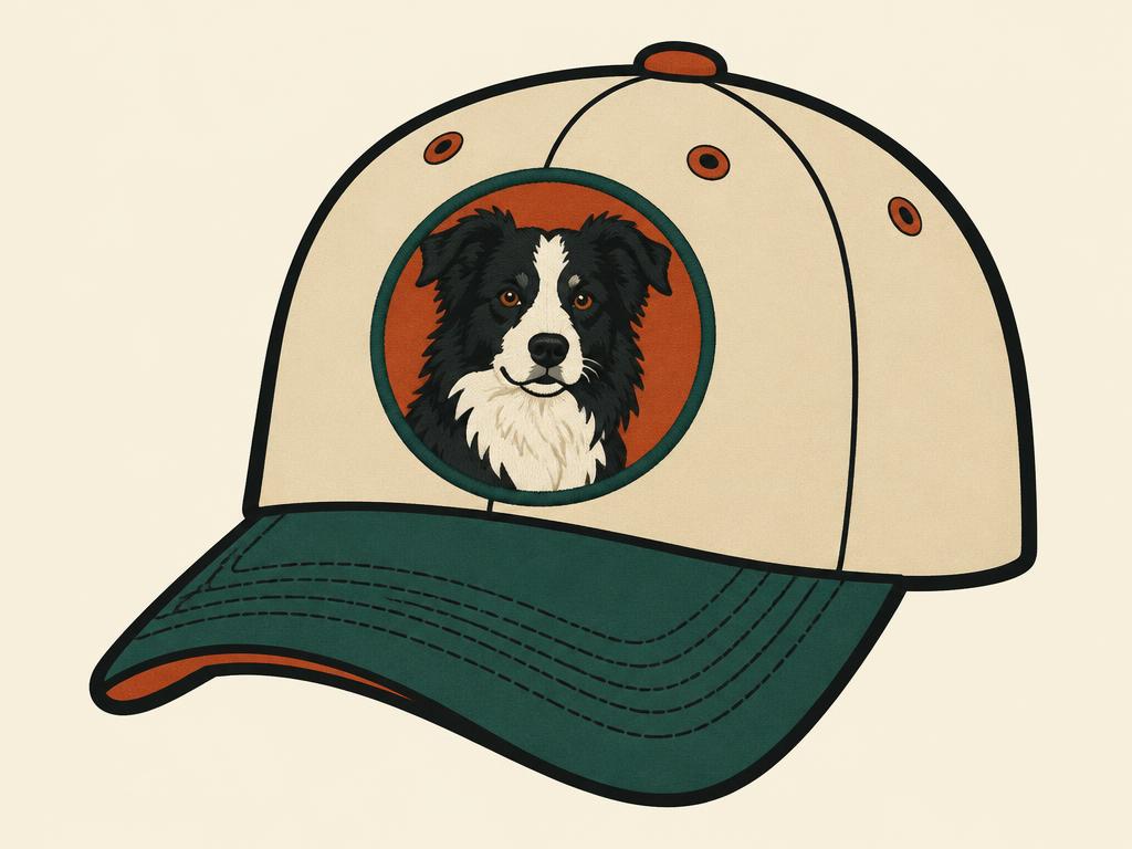 InnoBeta Border Collie Mom Embroidered Cap — gift idea for a Border Collie