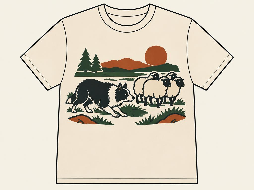 "Herd That" Funny Border Collie Lover T-Shirt — gift idea for a Border Collie