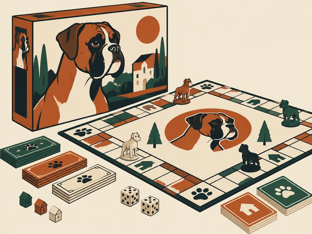 "Boxer-Opoly" Board Game — gift idea for a Boxer
