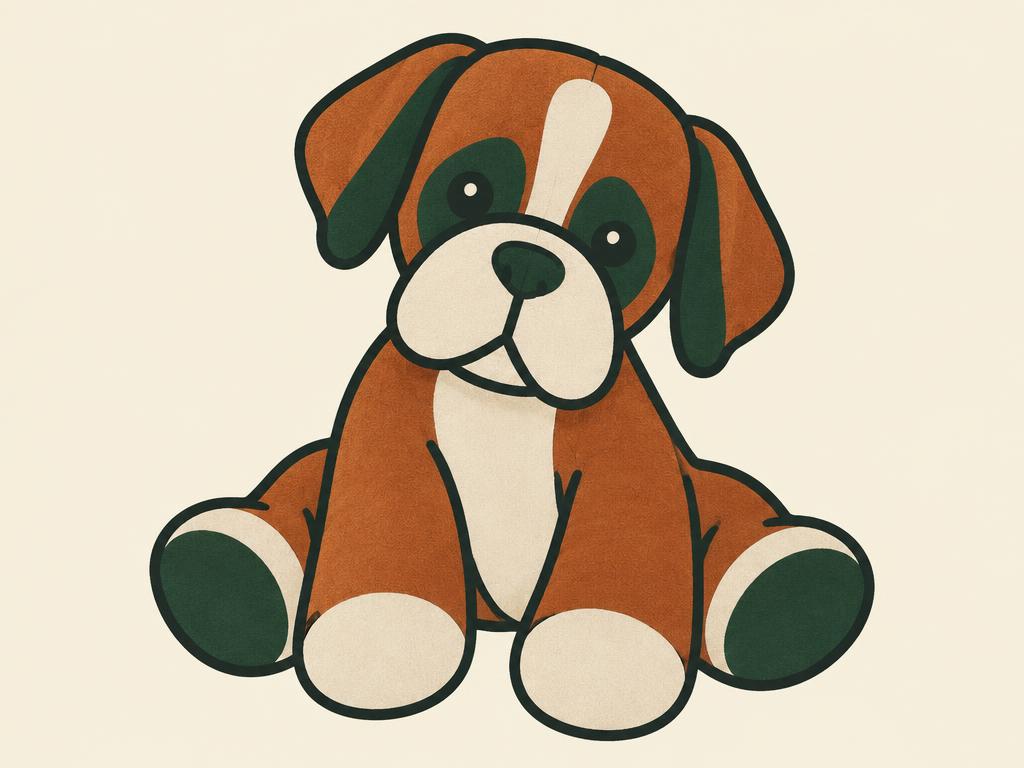 Aurora Mini Flopsie "Boden" Boxer Plush — gift idea for a Boxer
