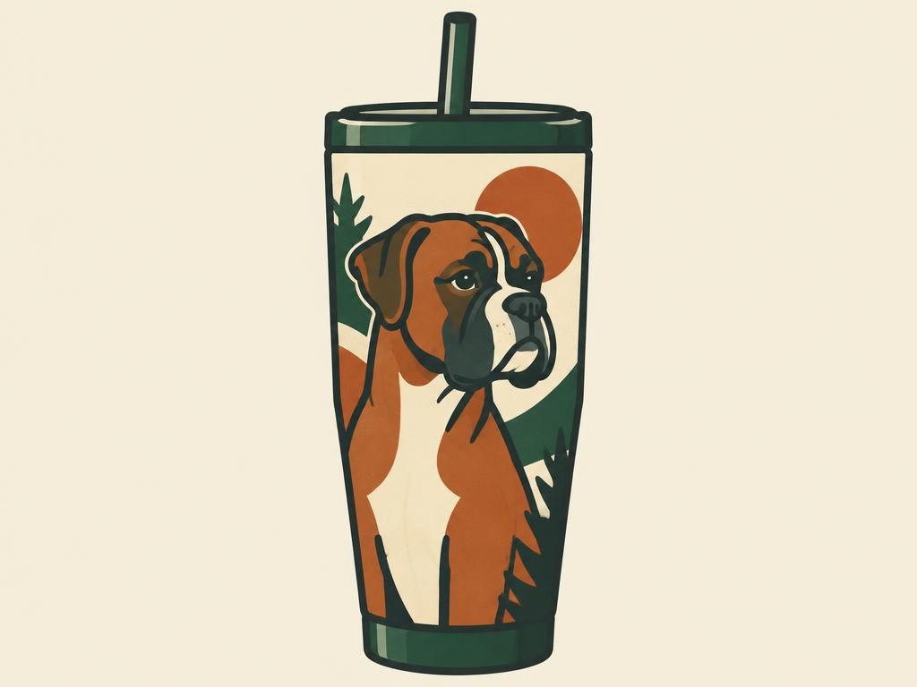Onebttl Boxer 20oz Insulated Tumbler — gift idea for a Boxer