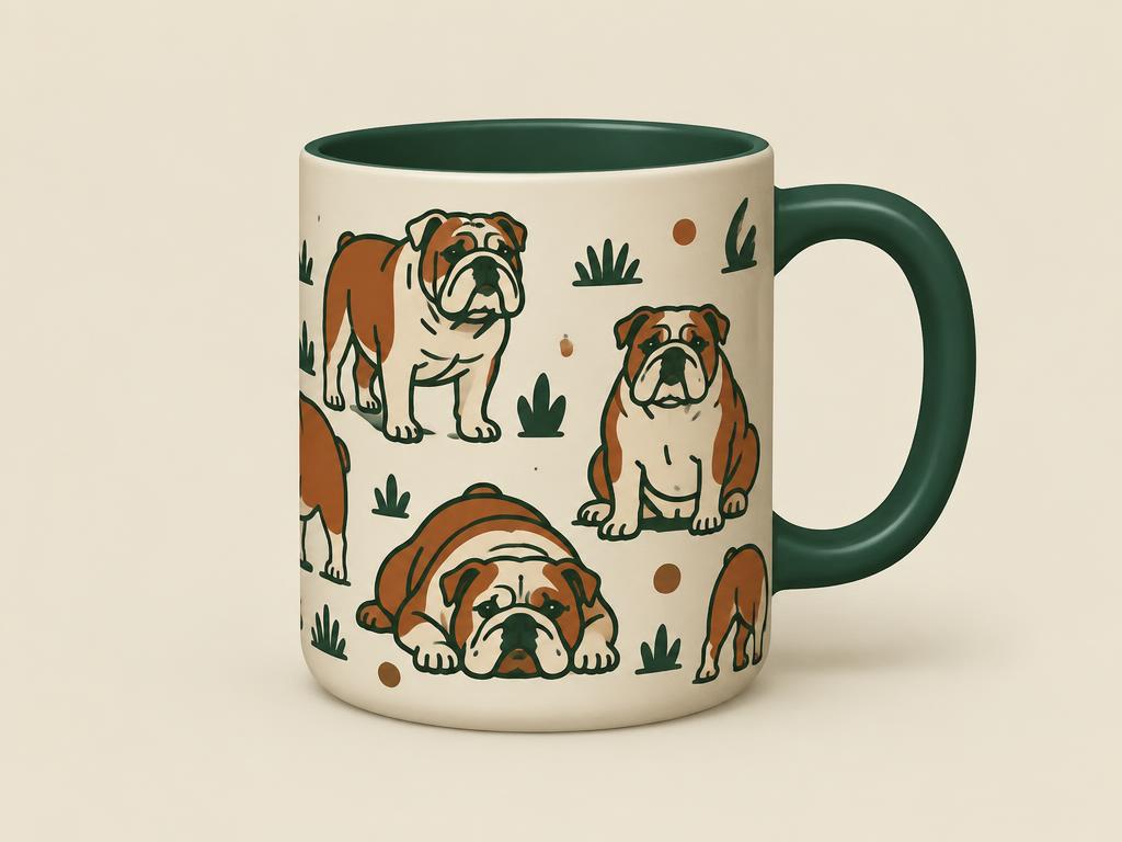MUGBREW English Bulldog Ceramic Coffee Mug, 11oz — gift idea for a English Bulldog
