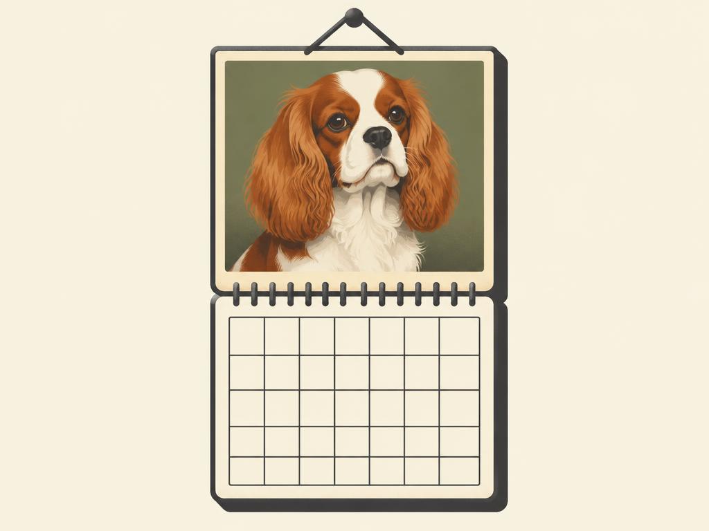 Cavalier King Charles Spaniel 2027 Monthly Wall Calendar — gift idea for a Cavalier Spaniel