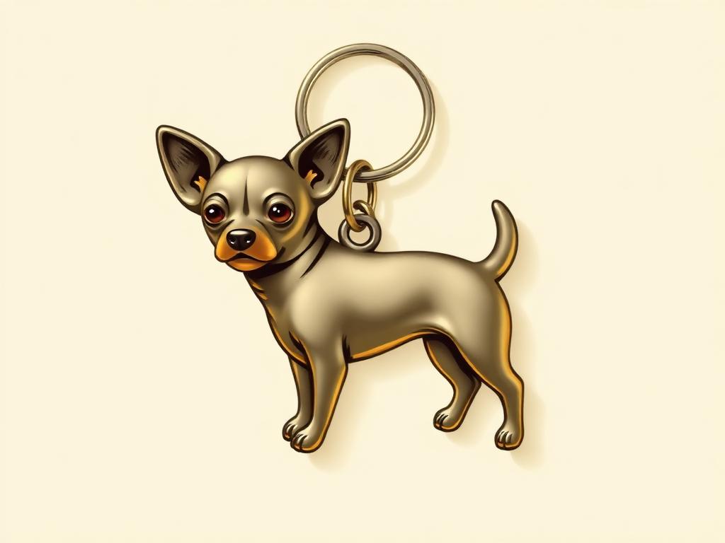 Chihuahua Keychain — gift idea for a Chihuahua