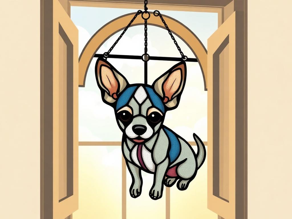 Chihuahua Suncatcher Ornament — gift idea for a Chihuahua