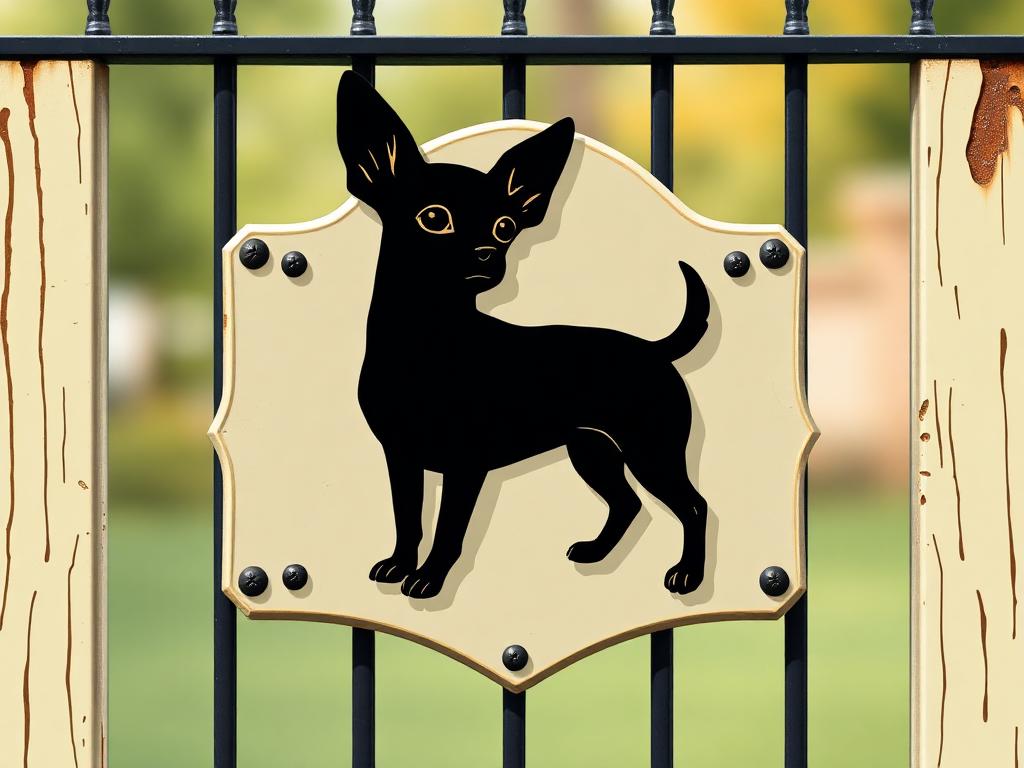 Chihuahua Security Warning Sign — gift idea for a Chihuahua