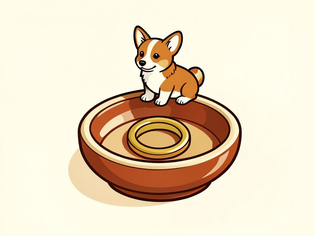 Corgi Ceramic Ring Holder — gift idea for a Pembroke Welsh Corgi