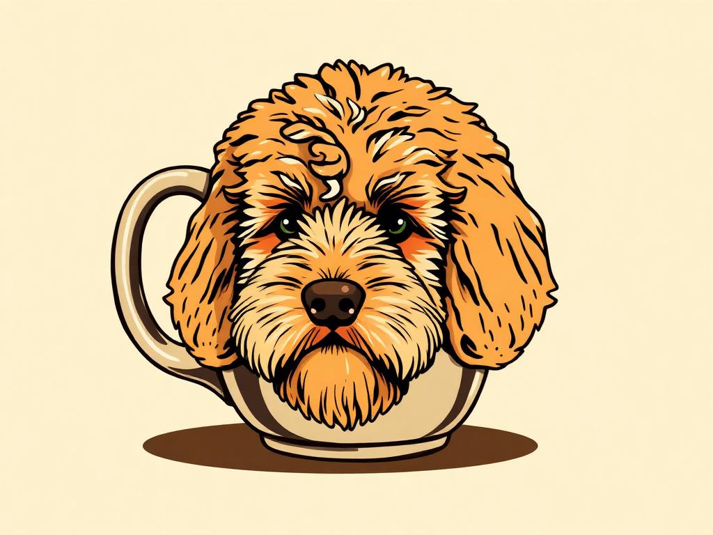 "I Love My Goldendoodle" Mug, 20oz — gift idea for a Goldendoodle