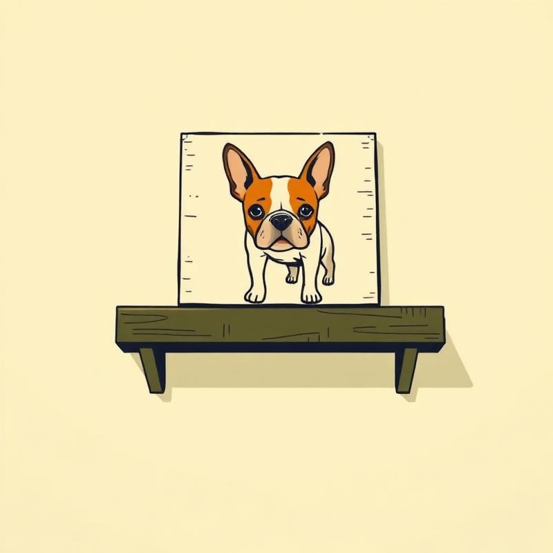 Wooden French Bulldog Box Sign — gift idea for a French Bulldog