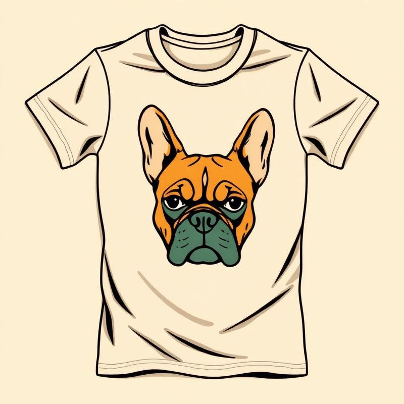 Frenchie Graphic T-Shirt — gift idea for a French Bulldog