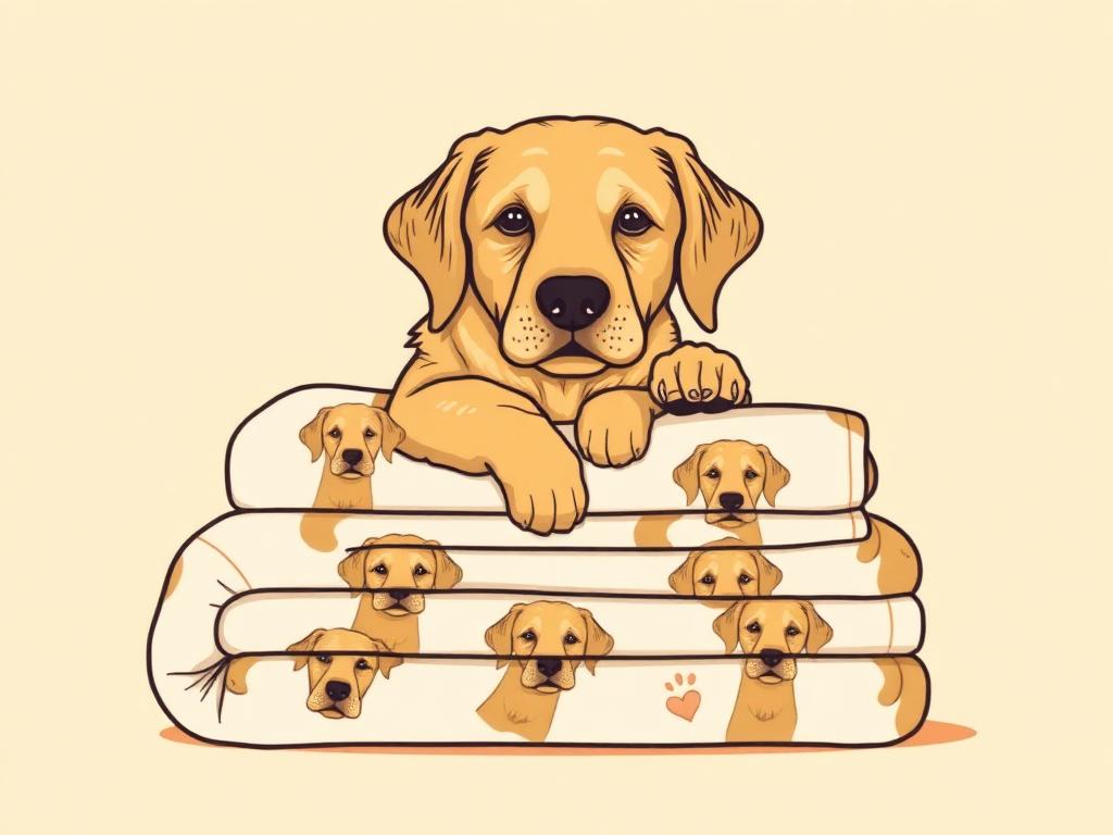 Golden Retriever Bath Towel Set — gift idea for a Golden Retriever