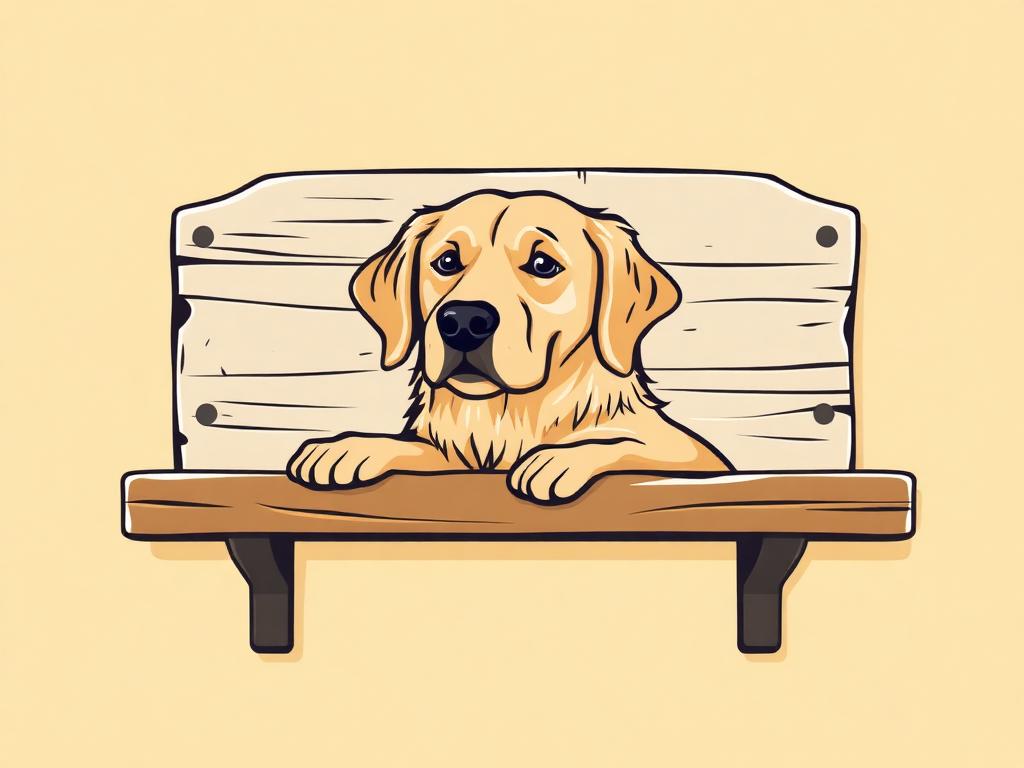 Wooden Golden Retriever Box Sign — gift idea for a Golden Retriever