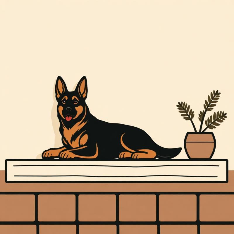 German Shepherd Home Decor Gift — gift idea for a German Shepherd