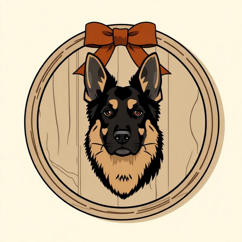 German Shepherd Welcome Sign — gift idea for a German Shepherd