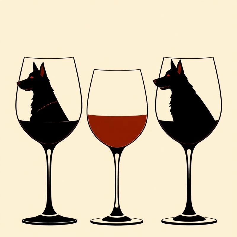 German Shepherd Stemless Wine Glasses — gift idea for a German Shepherd