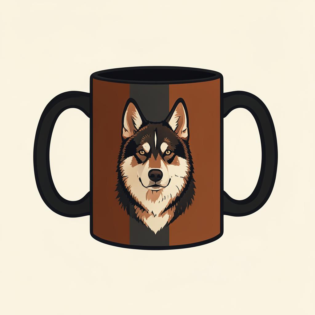 MUGBREW Siberian Husky Ceramic Mug — gift idea for a Siberian Husky