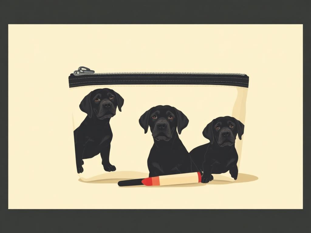 Labrador Cosmetic Bag — gift idea for a Labrador Retriever