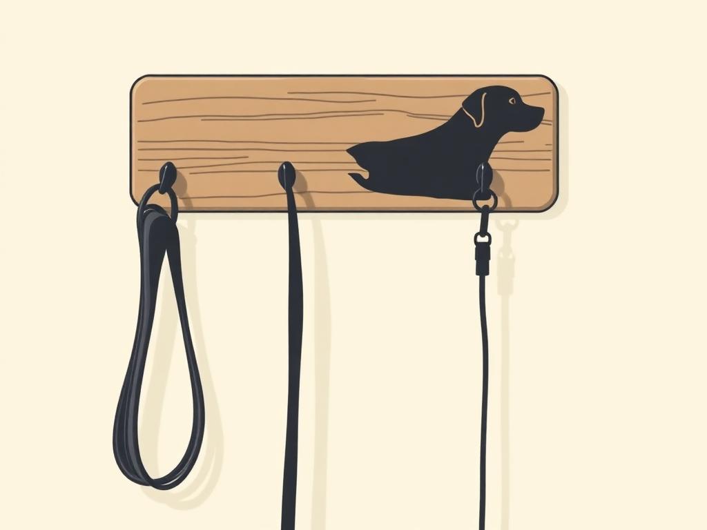 Labrador Leash Rack — gift idea for a Labrador Retriever