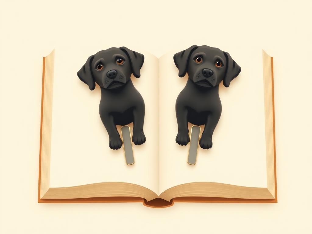Magnetic Labrador Bookmarks — gift idea for a Labrador Retriever