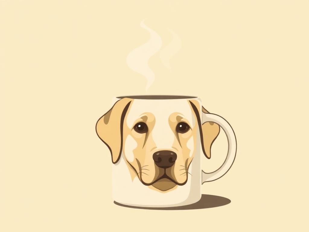 Labrador Ceramic Coffee Mug — gift idea for a Labrador Retriever