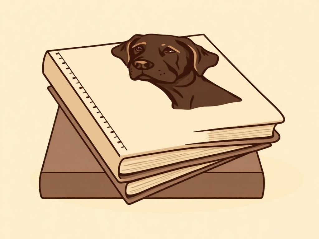 Chocolate Lab Notebooks — gift idea for a Labrador Retriever