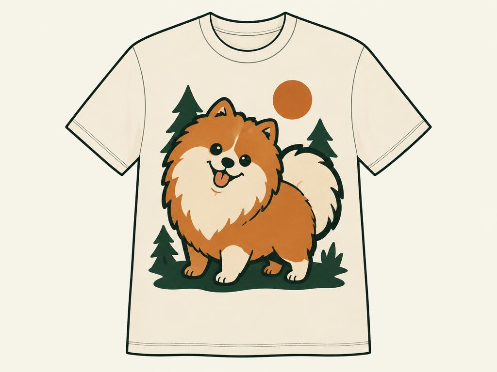 Funny Novelty Pomeranian T-Shirt — gift idea for a Pomeranian