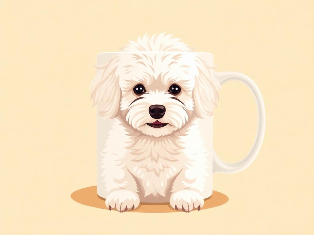 MUGBREW White Toy Poodle Ceramic Mug, 11oz — gift idea for a Poodle
