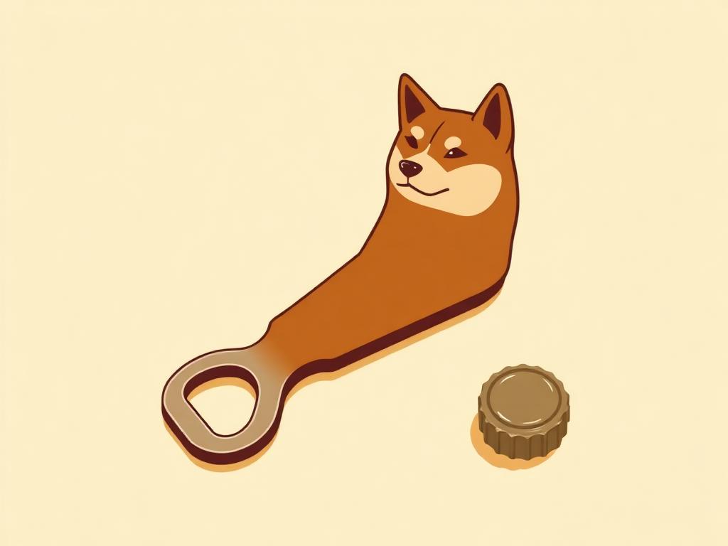 Shiba Inu Bottle Opener / Fridge Magnet — gift idea for a Shiba Inu
