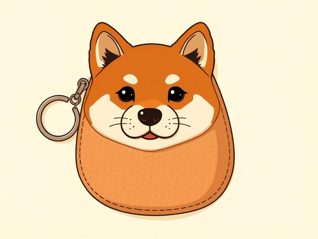 CHALA Shiba Inu Coin Purse / Key Fob — gift idea for a Shiba Inu