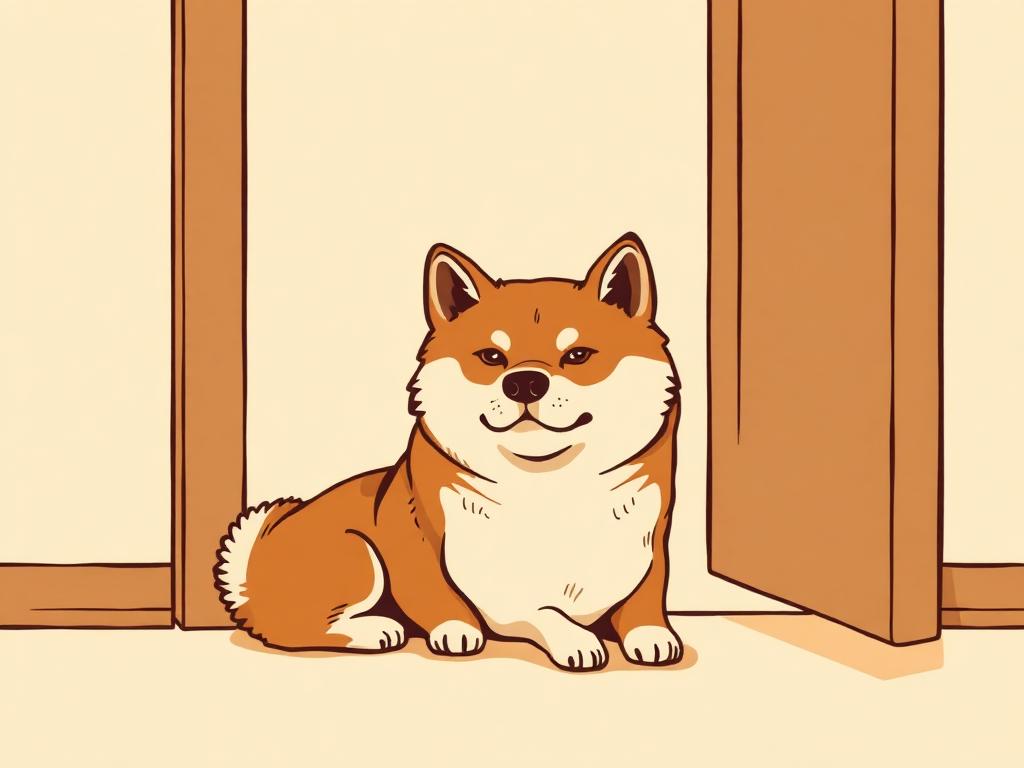DomeStar Shiba Inu Door Stopper — gift idea for a Shiba Inu