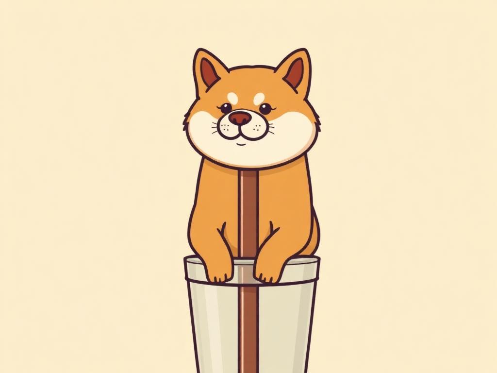 Shiba Inu Straw Topper (fits Stanley cups) — gift idea for a Shiba Inu