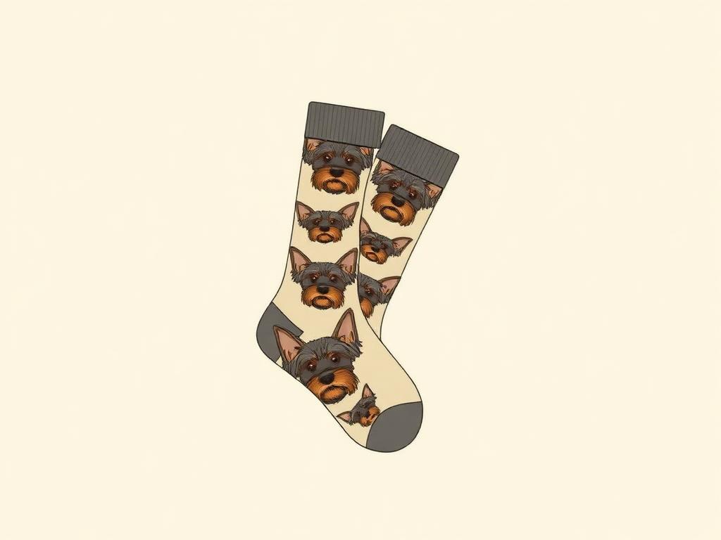 CENWA Yorkie Pet Lover Socks — gift idea for a Yorkshire Terrier